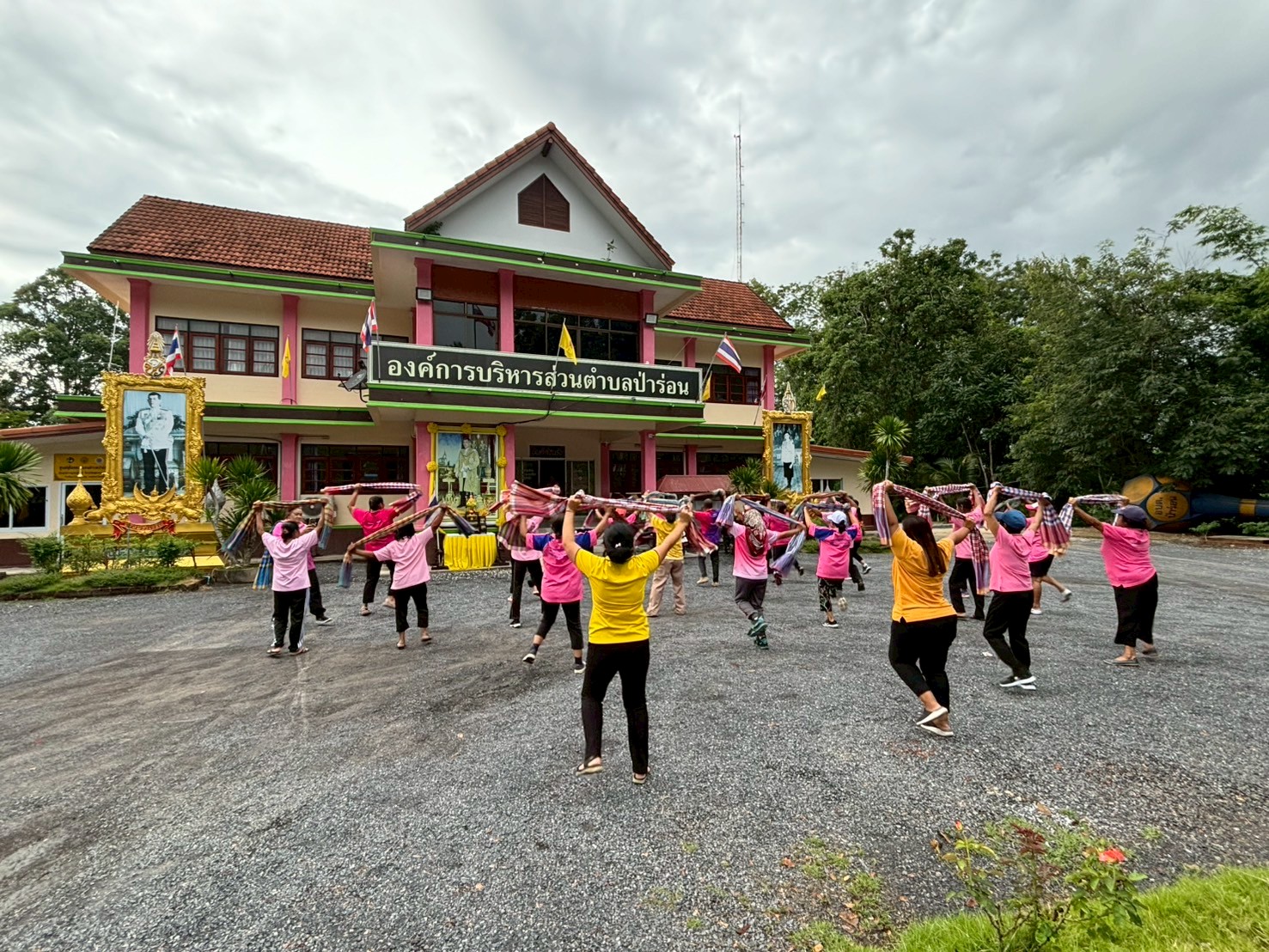 กิจกรรมออกกำลังกายเพื่อป้องกันโรค NCDs ตำบลป่าร่อน ปี2567
